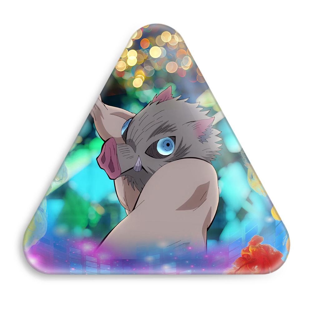 پیکسل خندالو طرح اینوسکه هاشیبیرا انیمه شیطان کش مدل مثلثی کد 12778