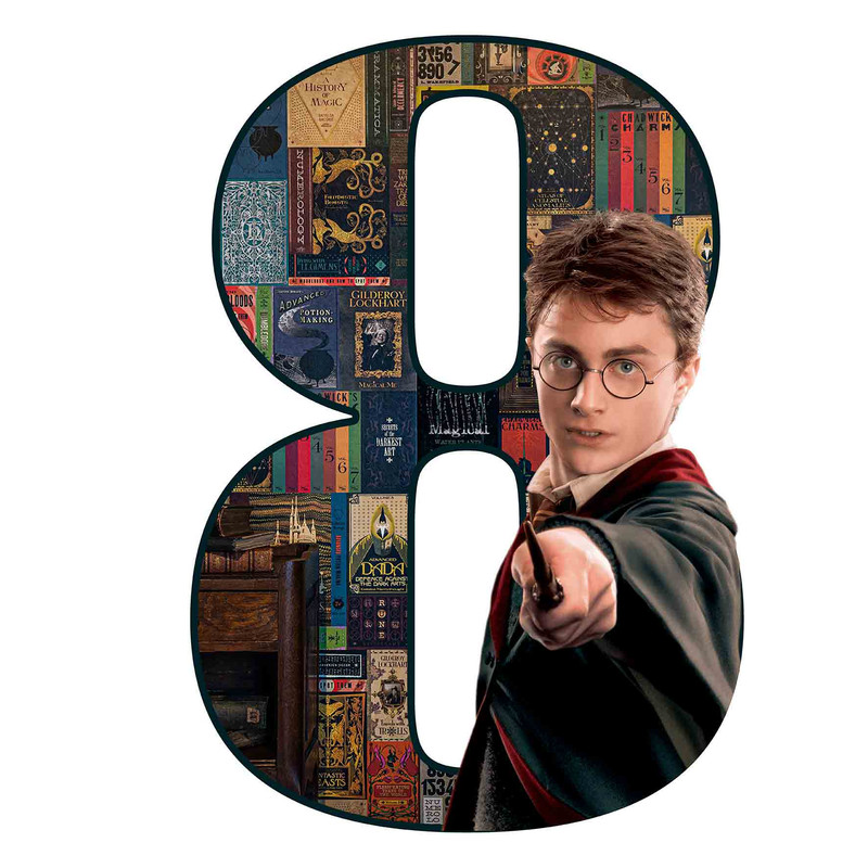 استند رومیزی تولد مدل عدد 8 طرح هری پاتر کد 1381