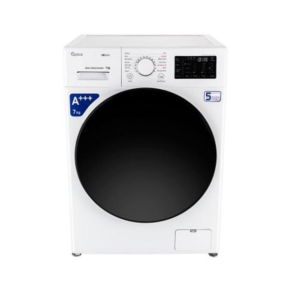 ماشین لباسشویی جی پلاس مدل GWM-L730W ظرفیت 7 کیلوگرم