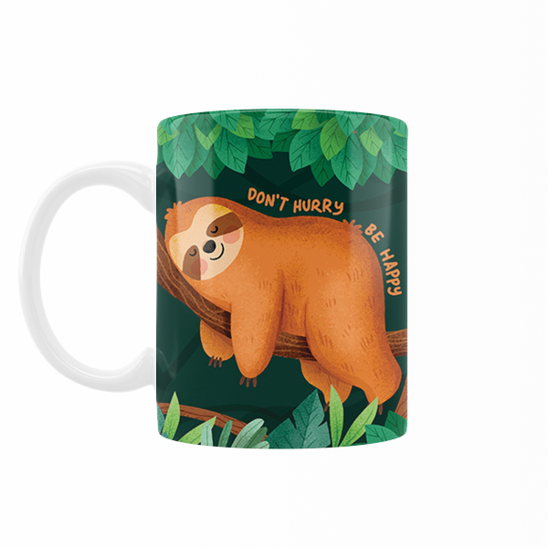 ماگ رژارت مدل کارتونی طرح تنبل