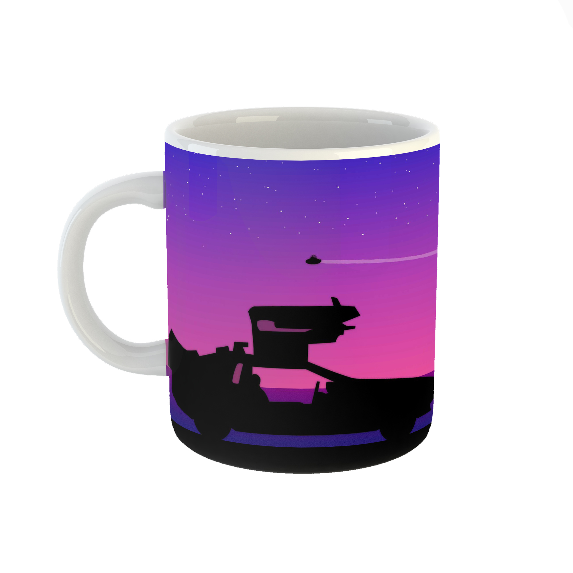 ماگ طرح rick and morty مدل مینیمال