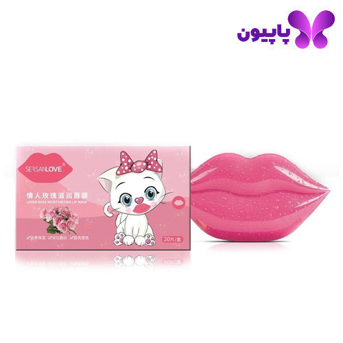 پک 20 عددی ماسک لب ورقه ای گل رز سرسان لاو