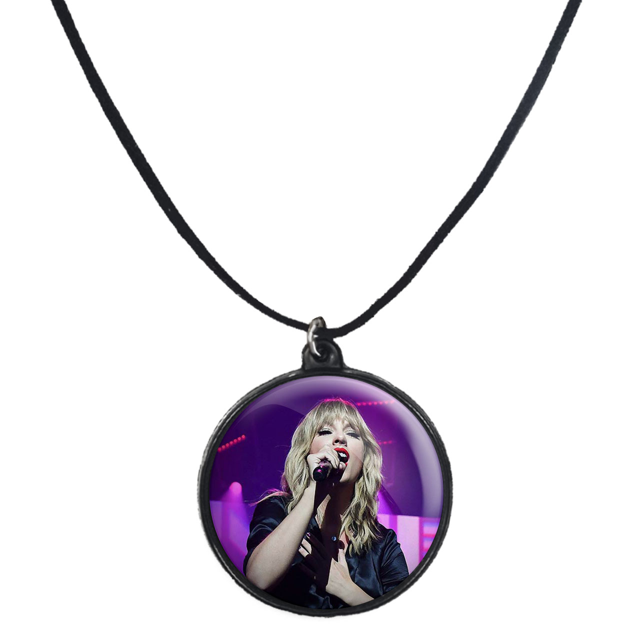 گردنبند پرمانه طرح تیلور سویفت کد pmb.123 مدل دو طرفه