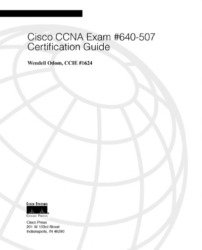 خرید و دانلود نسخه کامل کتاب Cisco CCNA Exam #640-507 Certification Guide (With CD-ROM)