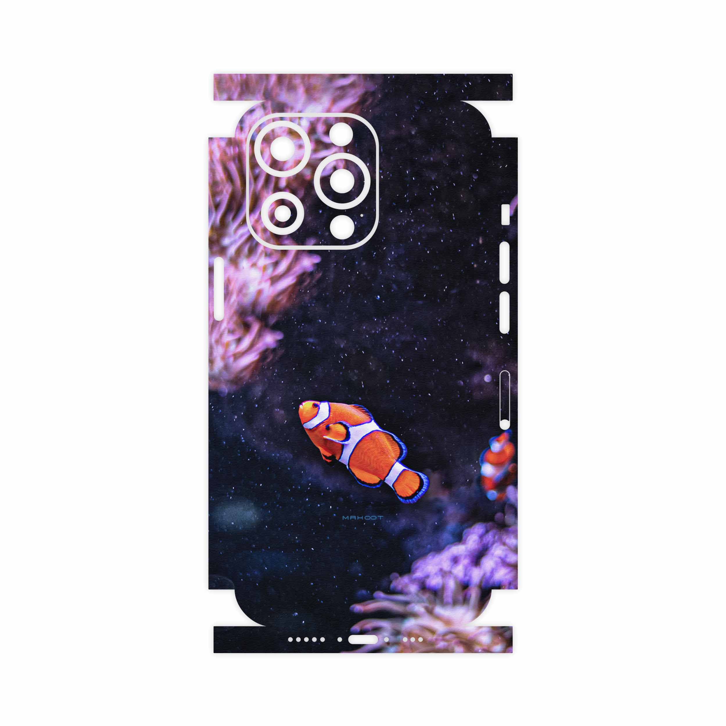 برچسب پوششی ماهوت مدل Clownfish-FullSkin مناسب برای گوشی موبایل اپل iphone 13 Pro