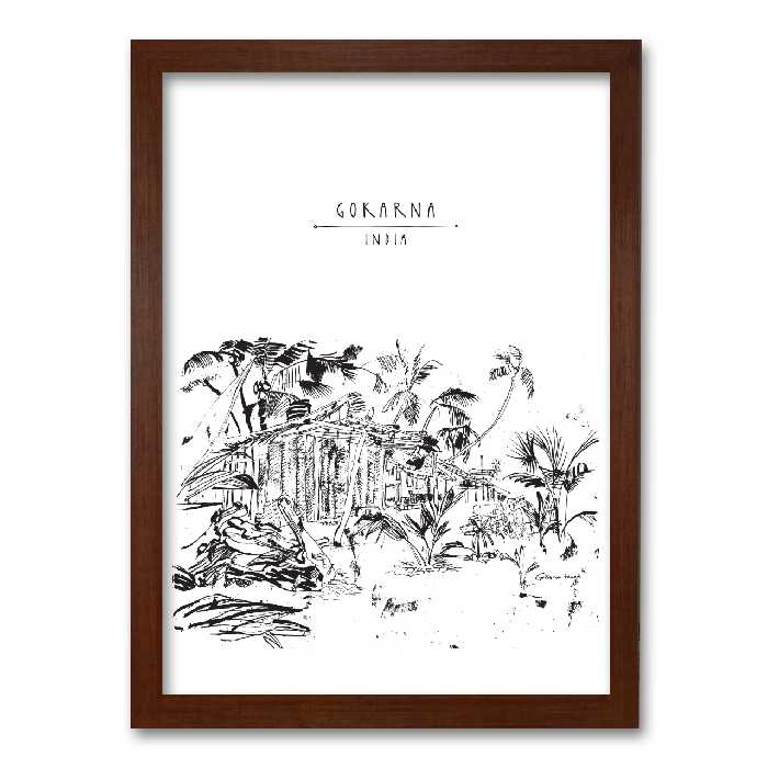 تابلو هیلما گالری کد HAP1826 BROWN