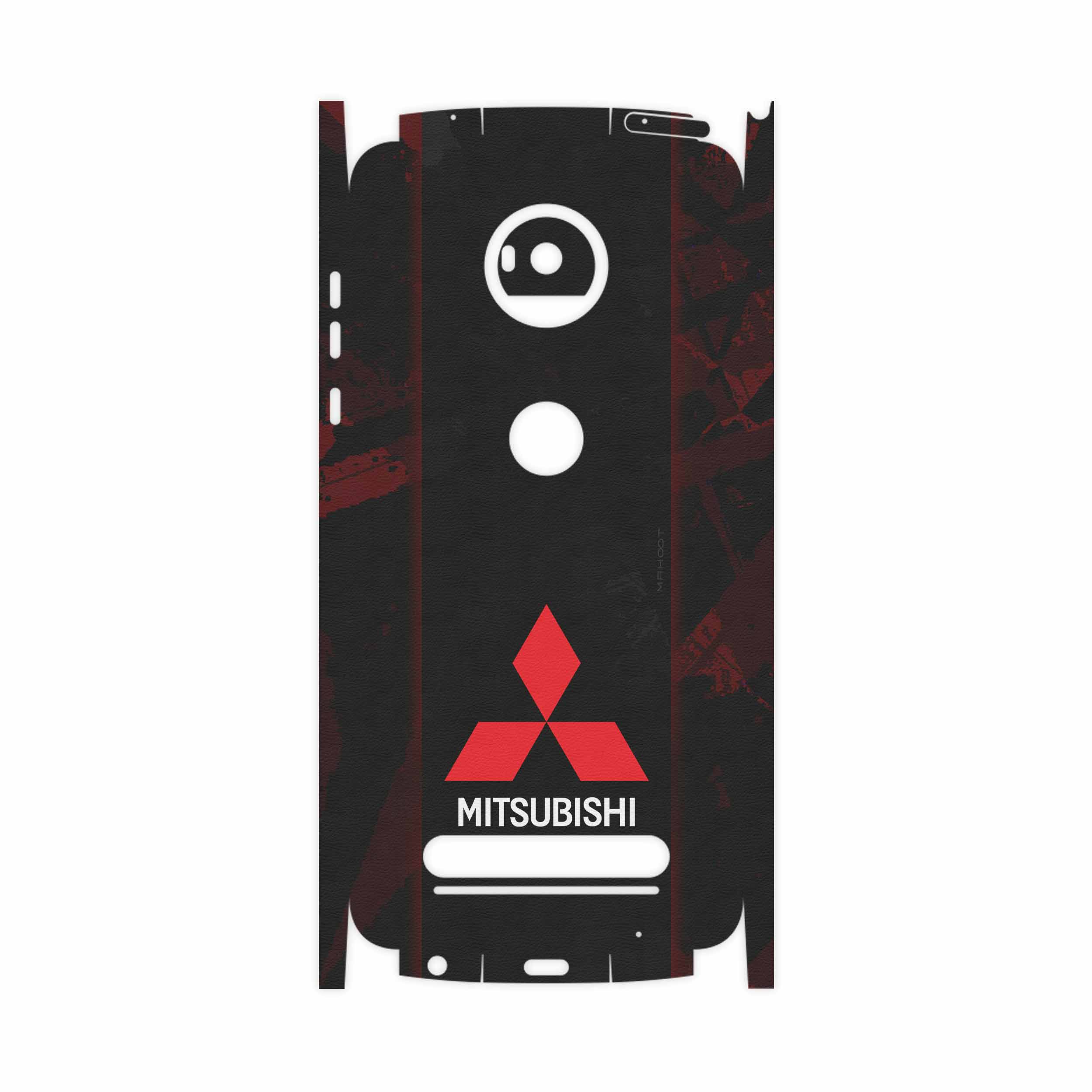 برچسب پوششی ماهوت مدل Mitsubishi Motor-FullSkin مناسب برای گوشی موبایل موتورولا Moto Z2 Play