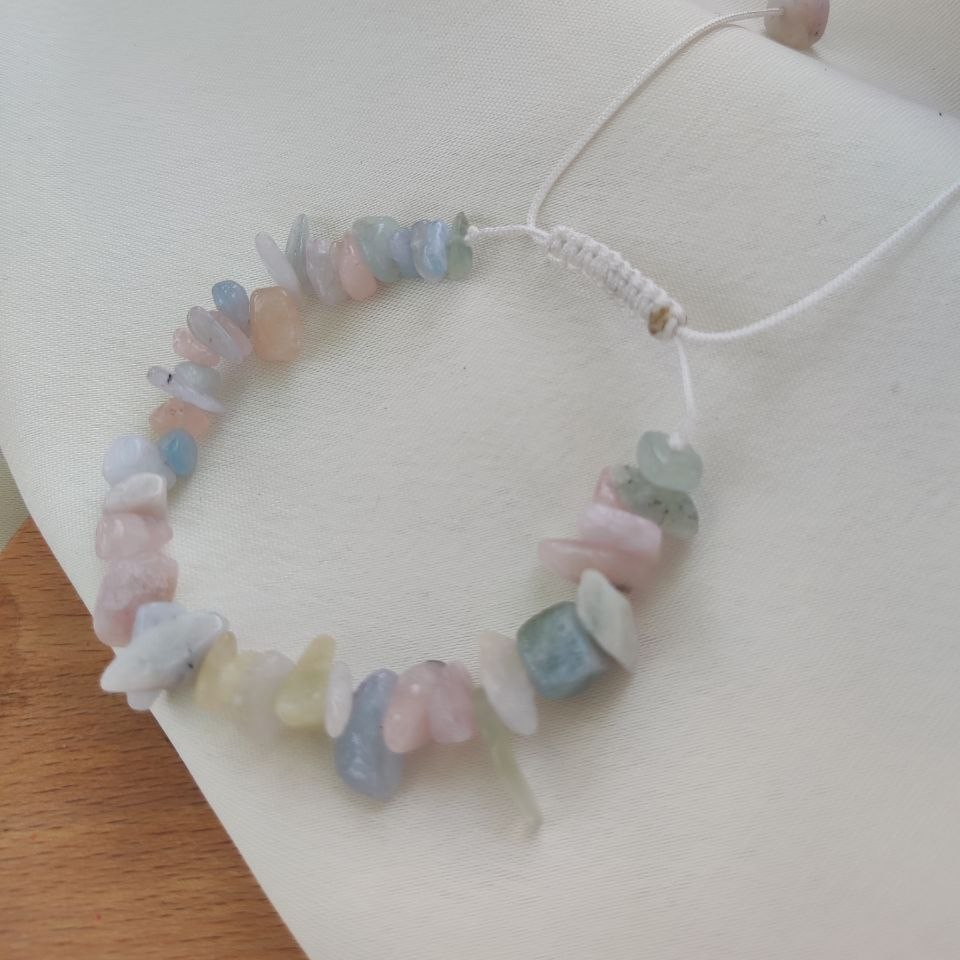 دستبند مورگانایت شکسته 