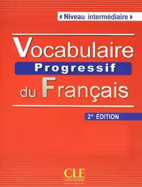 کتاب زبان Vocabulaire progressif français – intermediaire   CD – 2em
