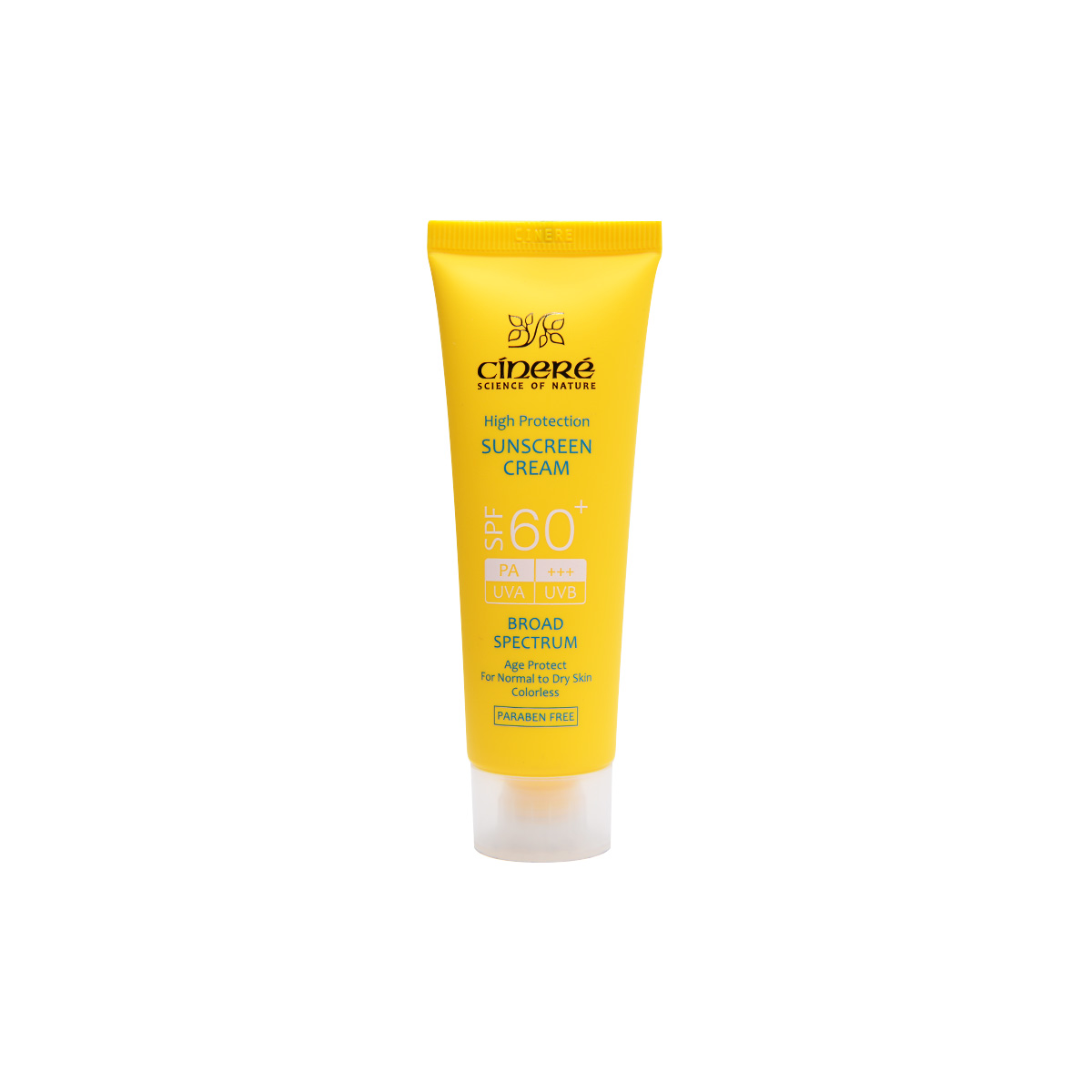 کرم ضد آفتاب پوست معمولی تا خشک سینره (SPF60)