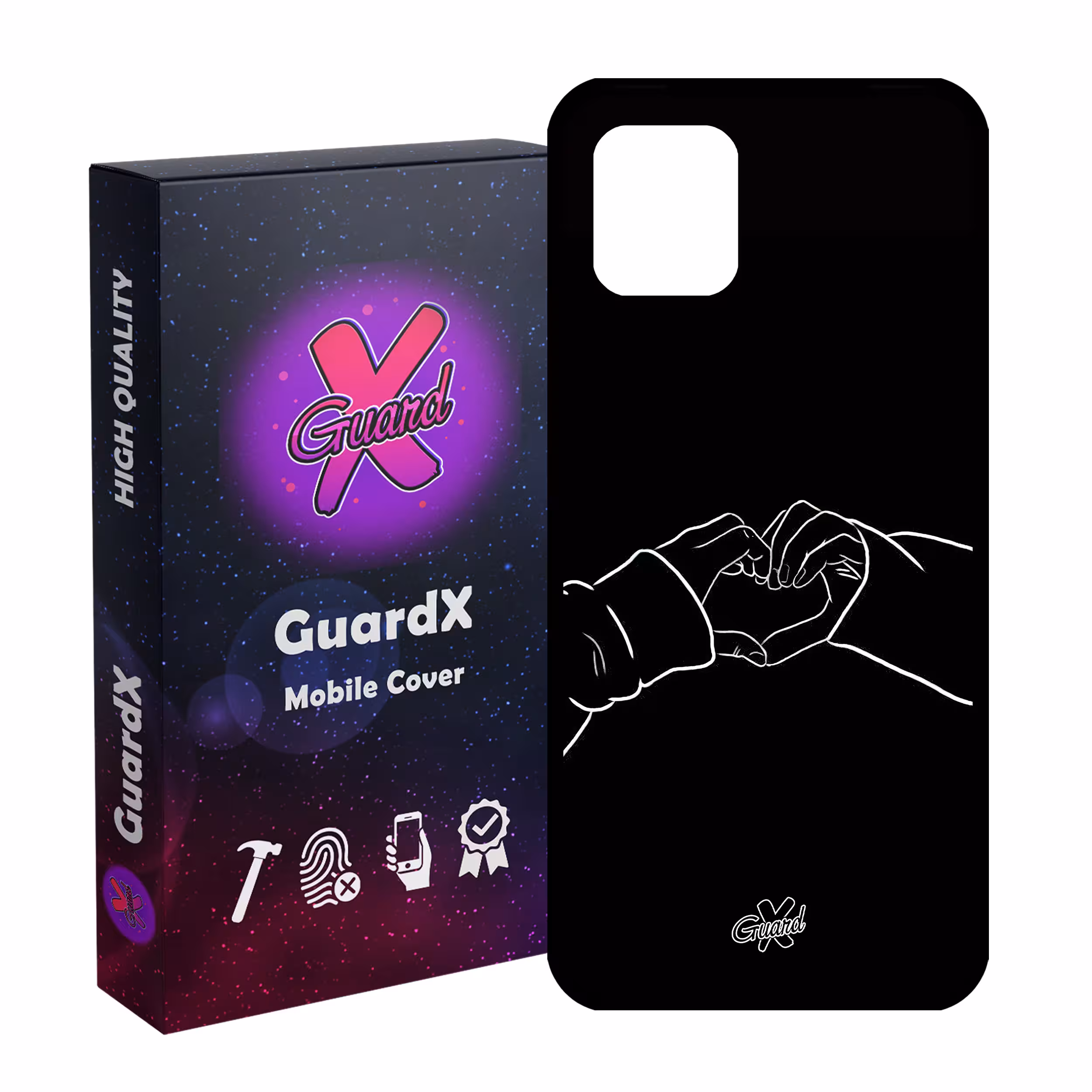 کاور گارد ایکس طرح Love مدل Glass10517 مناسب برای گوشی موبایل سامسونگ Galaxy Note 10 Lite / A81