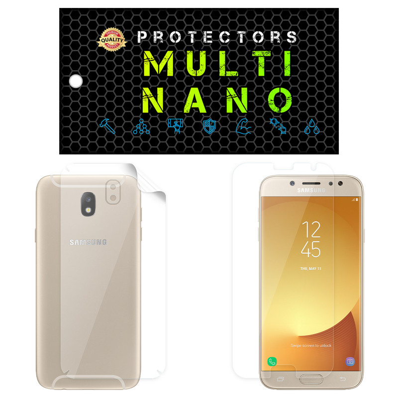 محافظ صفحه نمایش مولتی نانو مدل X-SFT مناسب برای گوشی موبایل سامسونگ Galaxy J7 Pro به همراه محافظ پشت | کالا برتری