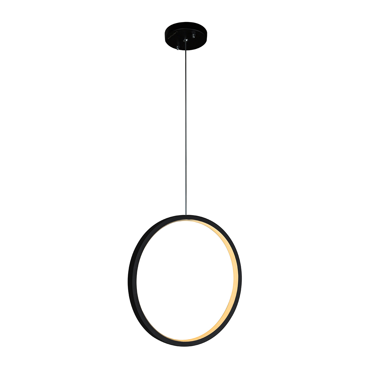 چراغ آویز یک شعله چشمه نور کد L6368/1-BK