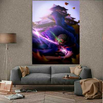 تابلو شاسی طرح انیمه وان پیس One Piece مدل SDP230