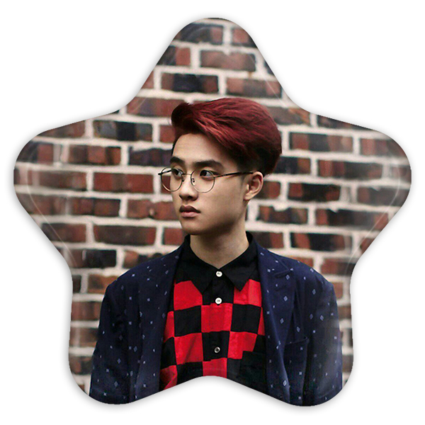 پیکسل خندالو طرح کیونگ سو گروه اکسو EXO مدل ستاره ای کد 2845