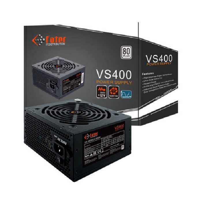 پاور کامپیوتر 400 وات فاطر مدل Fater VS400 80 Plus
