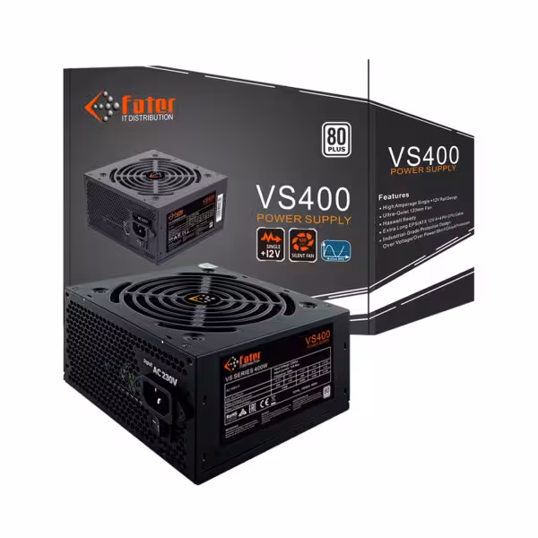 پاور کامپیوتر 400 وات فاطر مدل Fater VS400 80 Plus