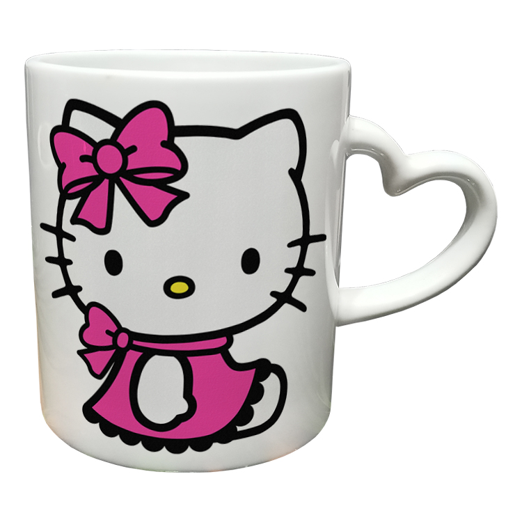 ماگ مدل دسته قلبی طرح کیتی کد 94