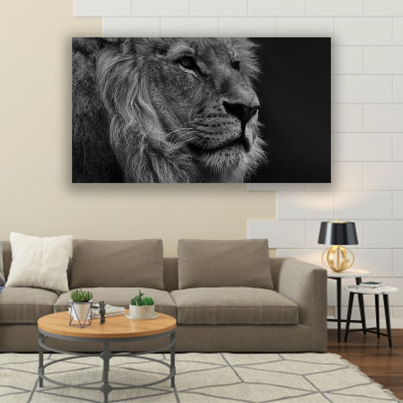 تابلو شاسی طرح شیر کد 060 | دنیای قاب