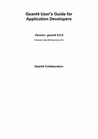خرید و دانلود نسخه کامل کتاب User Documentation - Geant 4.9.6
