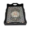 سینی رزینی طرح فرش کد 30x40