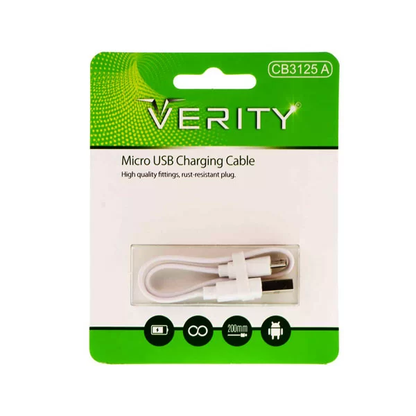 قیمت کابل میکرو یو اس بی Verity CB3125 A 20cm - بهاری موبایل