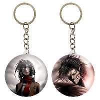 جاکلیدی خندالو مدل میکاسا آکرمن و تایتان ارن انیمه اتک آن تایتان کد 1099610995 مجموعه 2 عددی 