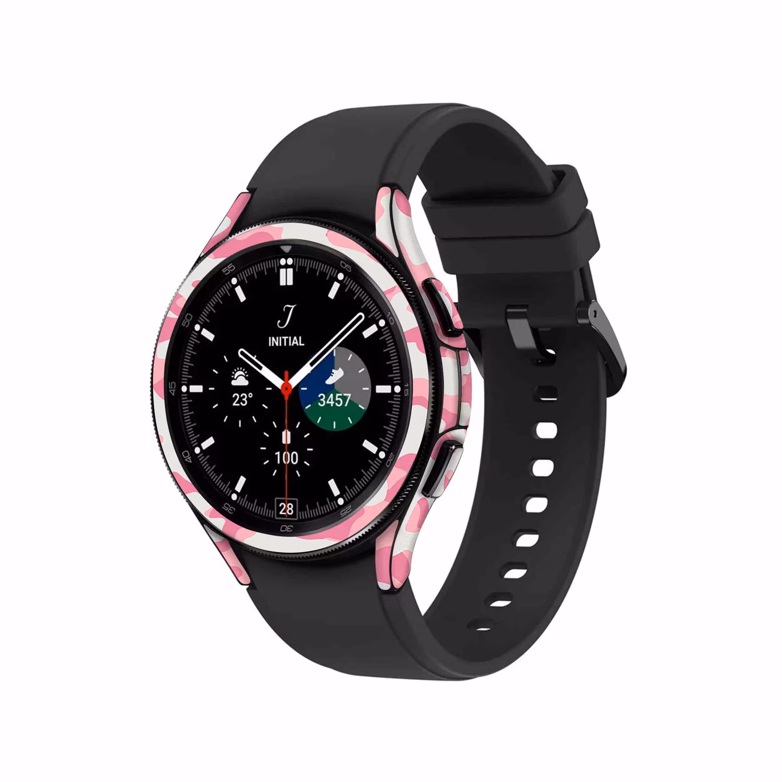 برچسب ماهوت طرح Army Pink مناسب برای ساعت هوشمند سامسونگ Watch4 Classic 46mm