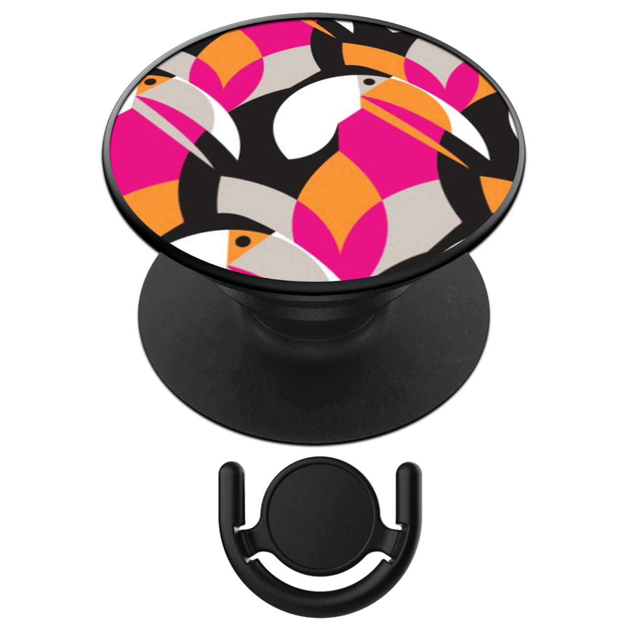 پایه نگهدارنده گوشی موبایل پاپ  سوکت آکام مدل APSC002139 به همراه پاپ کلیپ