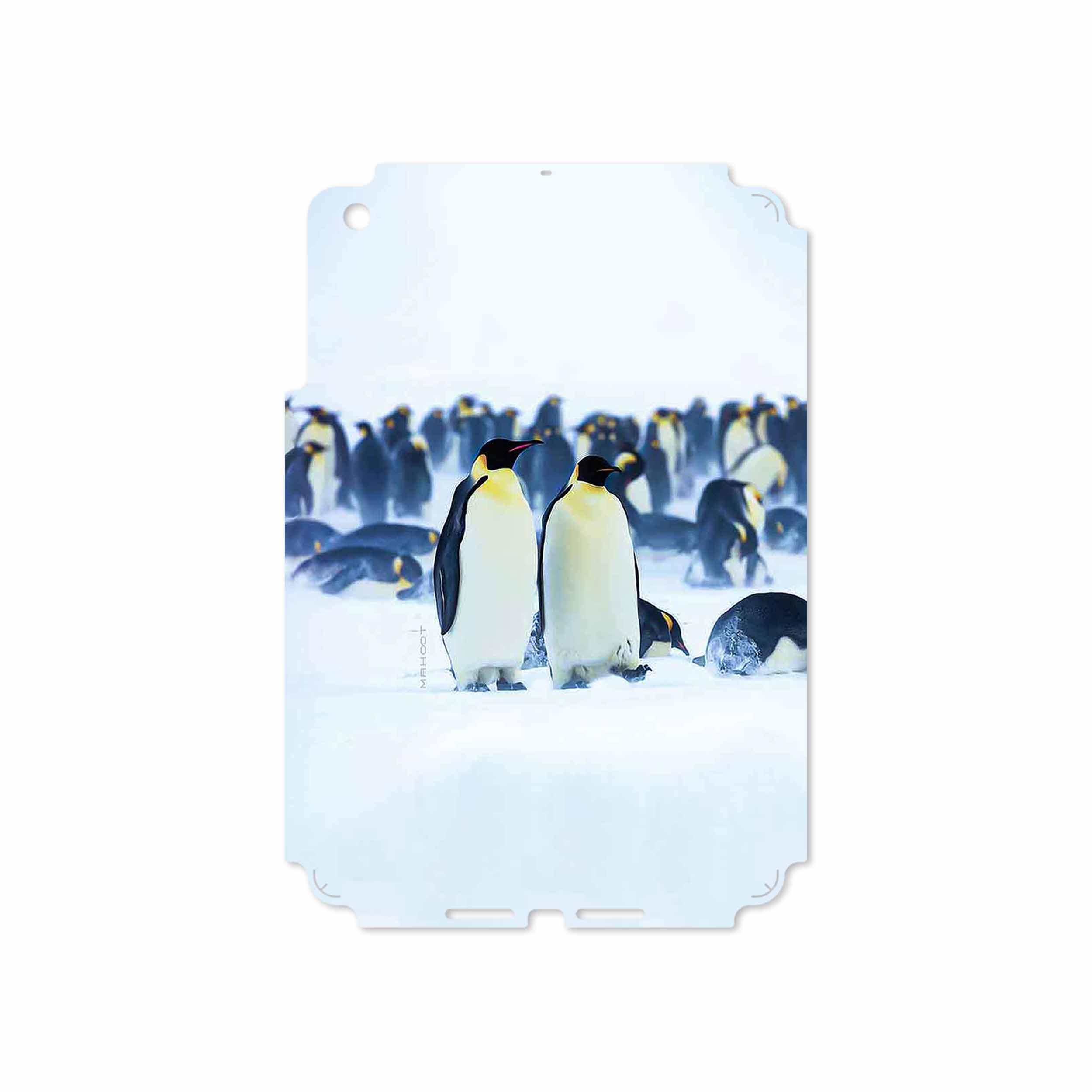 برچسب پوششی ماهوت مدل Penguin مناسب برای تبلت اپل iPad mini 2012 A1432