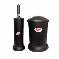ست سطل زباله و فرچه روتی مدل اورانوس کد R-BL1