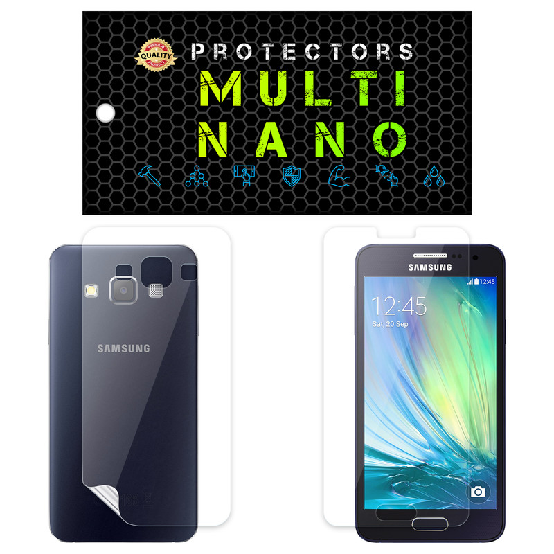 محافظ صفحه نمایش مولتی نانو مدل X-SFT مناسب برای گوشی موبایل سامسونگ Galaxy A3 به همراه محافظ پشت گوشی | کالا برتری