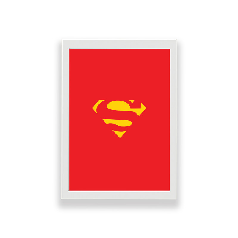 تابلو طرح سوپر من | دنیای قاب