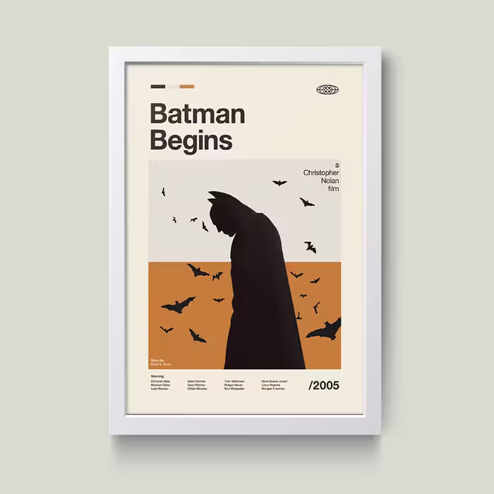 تابلو مدل Batman Begins کدS2519-w