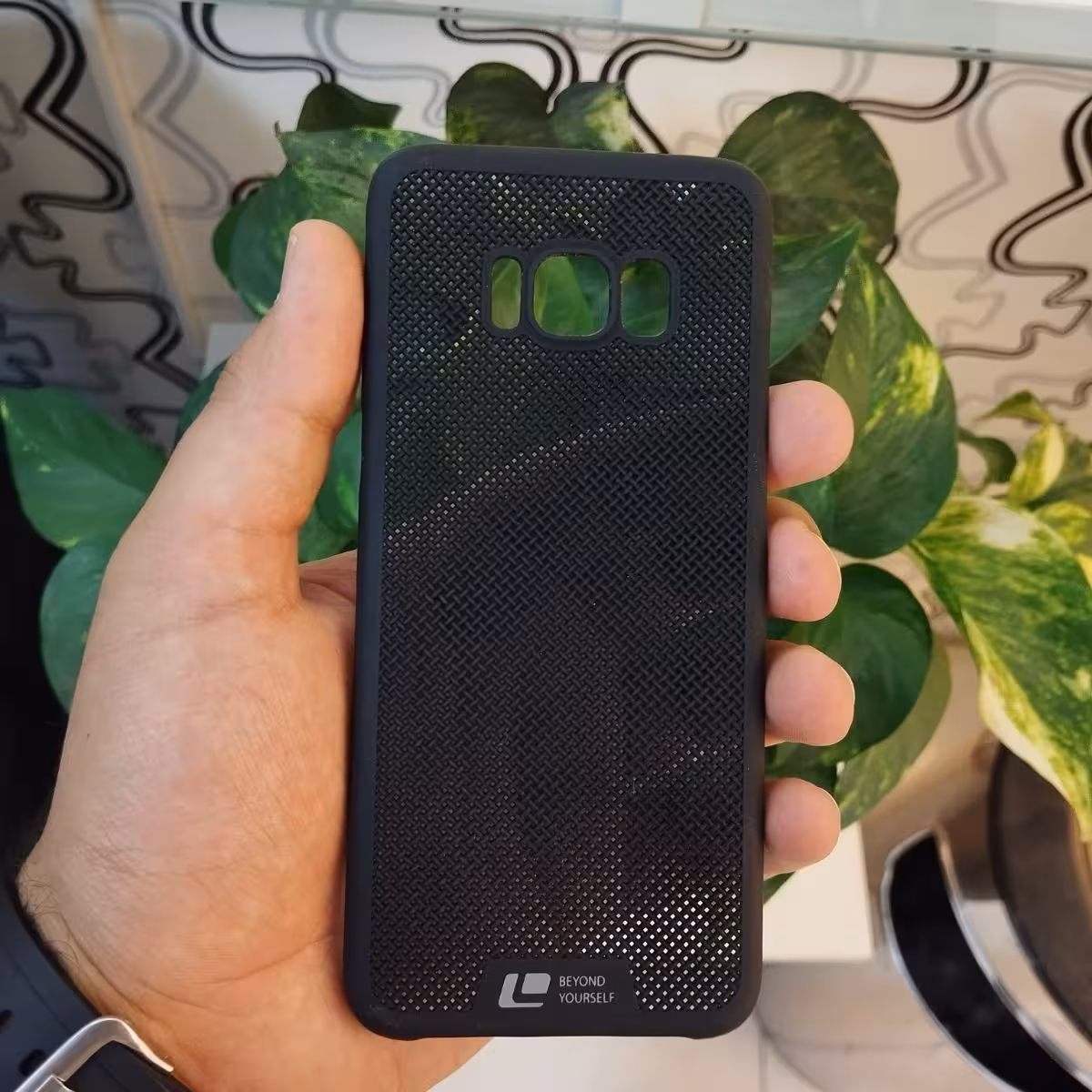 گارد - قاب - کاور خ طرح حصیری مشکی مناسب برای سامسونگ اس 8 - Galaxy S8 - galaxy s8 - s8 - S8 - s 8 - S 8