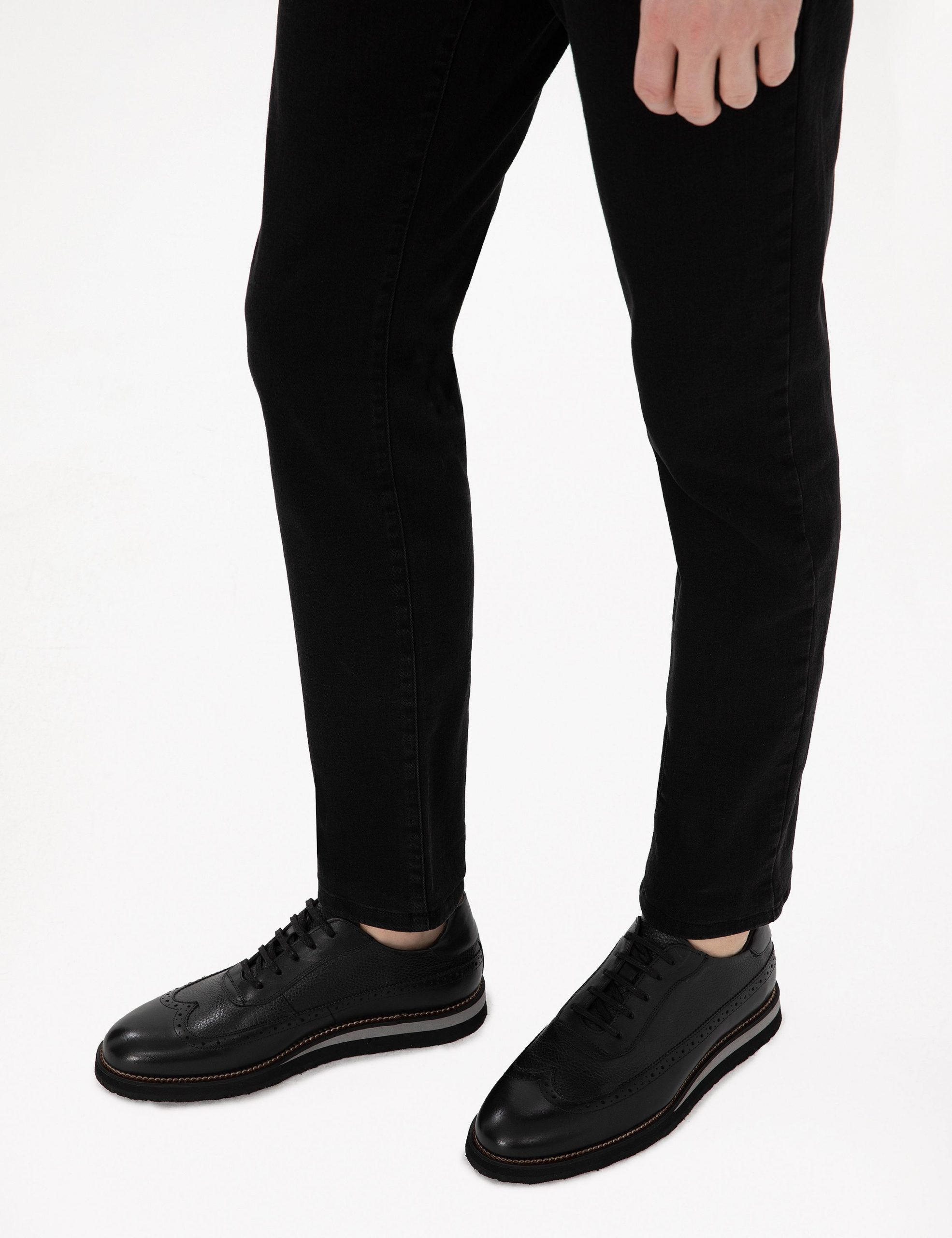 کفش روزمره مردانه مشکی پیرکاردین