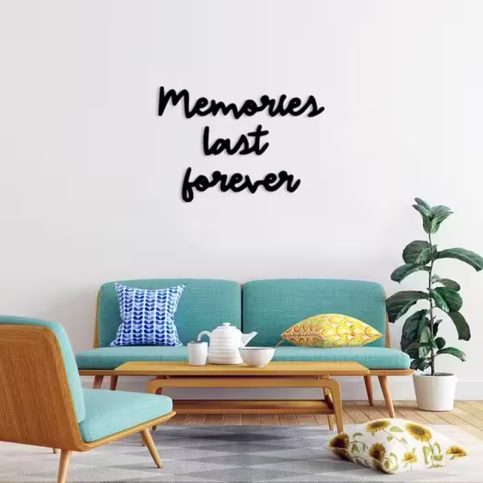 دیوارکوب ماهوت طرح memories last forever