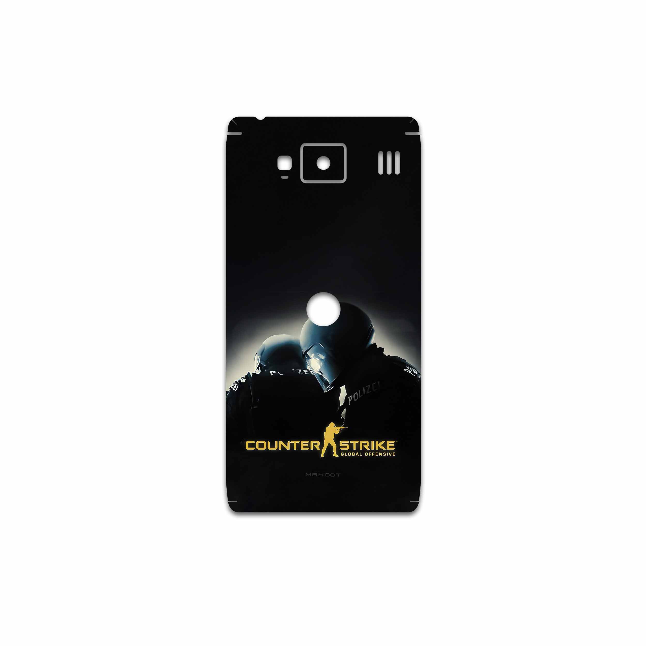 برچسب پوششی ماهوت مدل Counter-Strike مناسب برای گوشی موبایل موتورولا Droid Razr HD