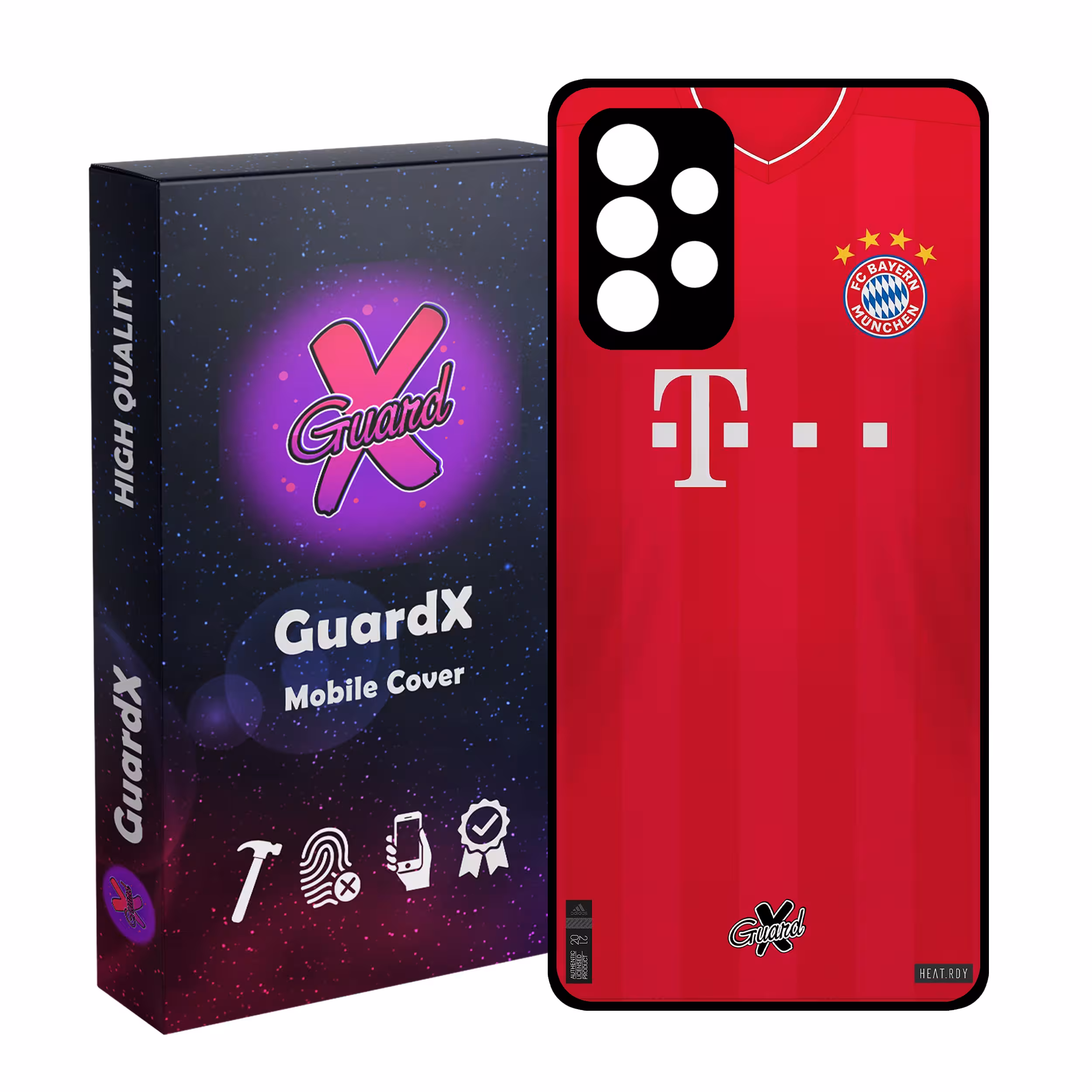 کاور گارد ایکس طرح بایرن مونیخ مدل Glass10231 مناسب برای گوشی موبایل سامسونگ Galaxy A72