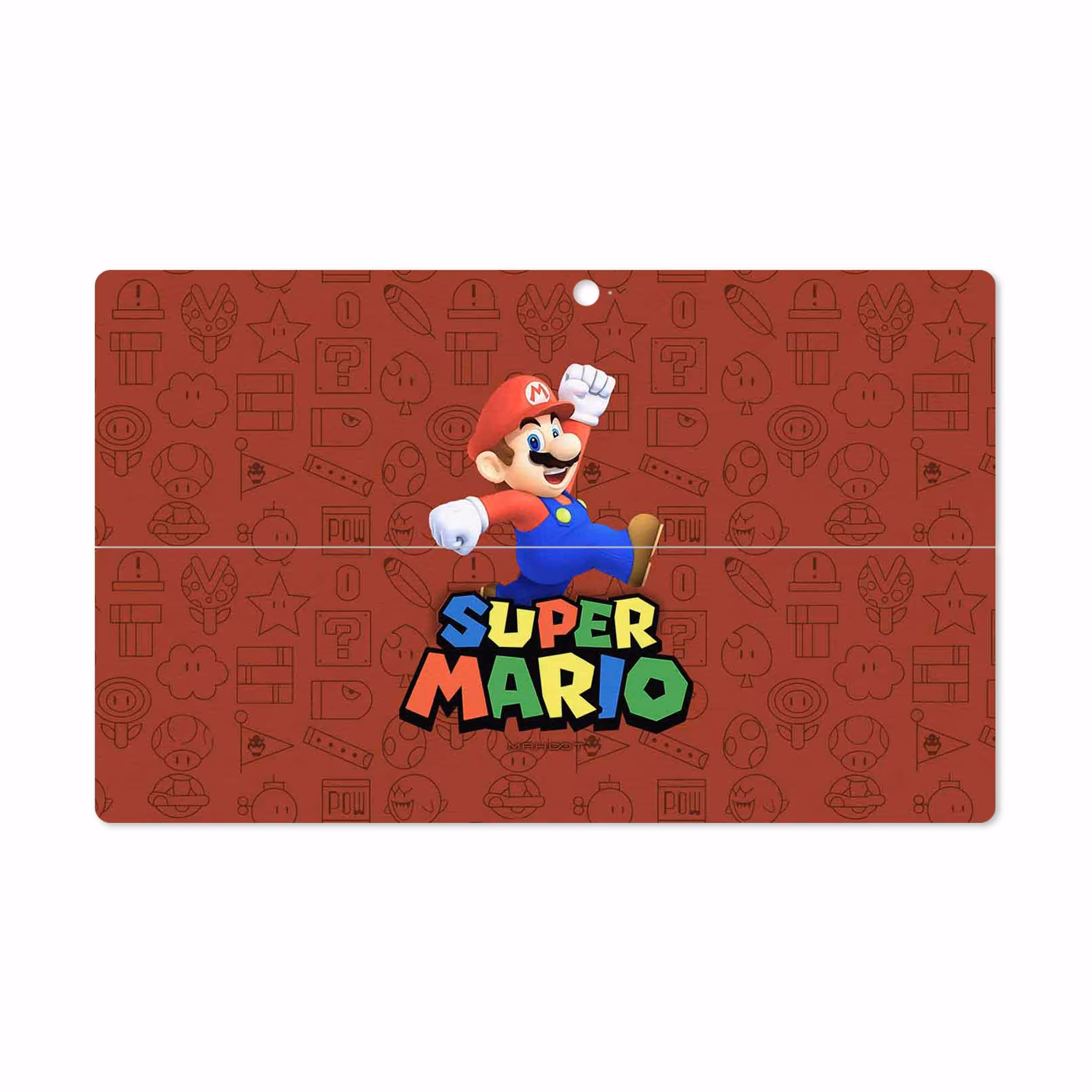 برچسب پوششی ماهوت مدل Super-Mario-Game مناسب برای تبلت مایکروسافت Surface Pro 2 2013