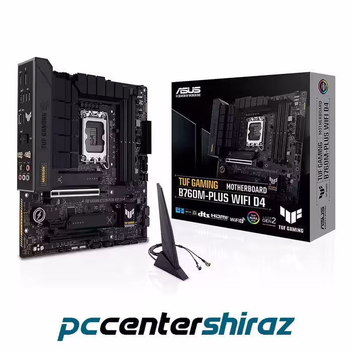 مادربرد ایسوس مدل ASUS TUF GAMING B760M-PLUS WIFI D4