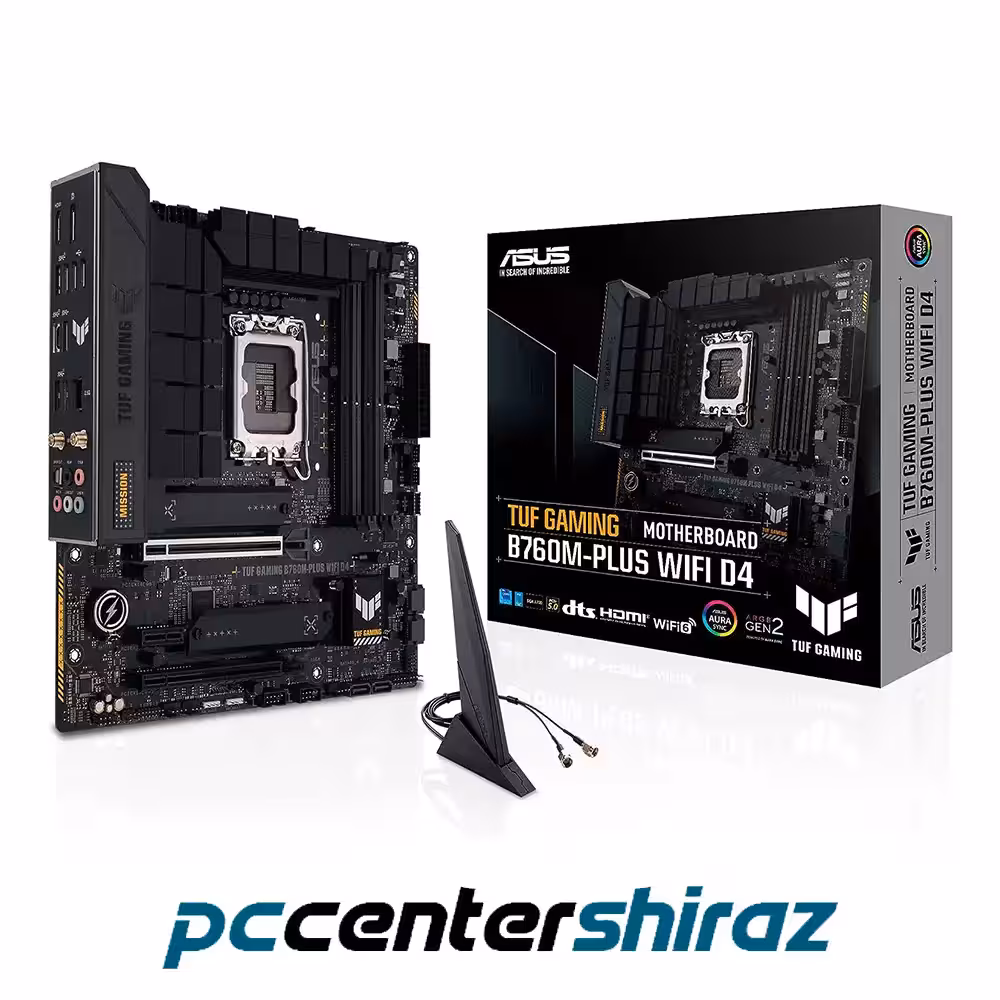 مادربرد ایسوس مدل ASUS TUF GAMING B760M-PLUS WIFI D4