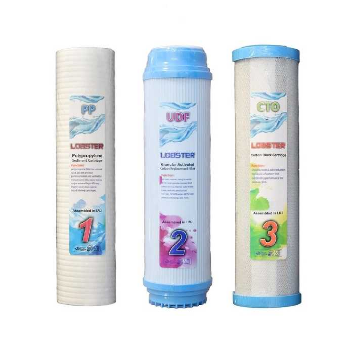 فیلتر تصفیه کننده آب لابستر مدل LF15 مجموعه 5 عددی به همراه فیلتر فیلمتک مدل 75G-1812