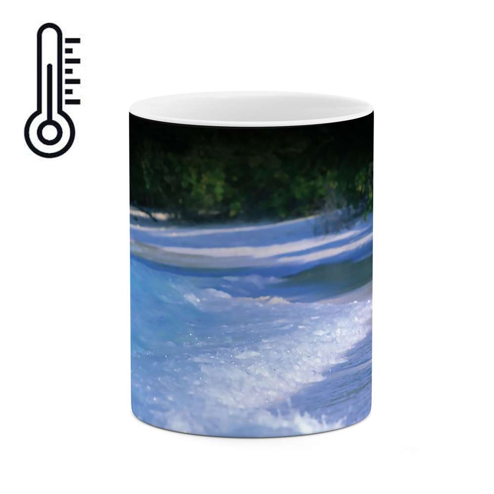 ماگ حرارتی طرح پرنده در ساحل مدل mgh04908