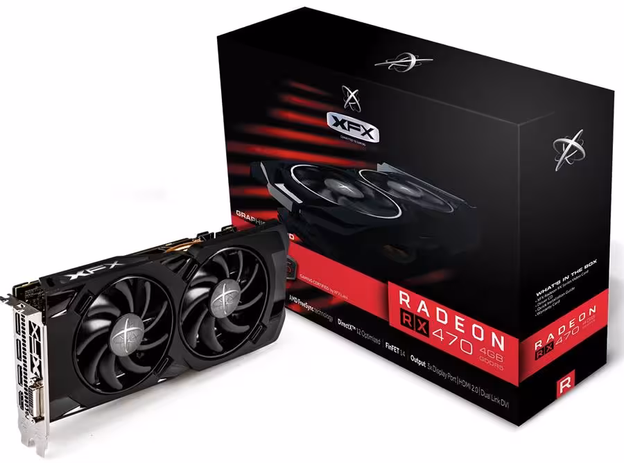 کارت گرافیک ایکس اف ایکس مدل آر ایکس 470 آر اس با حافظه 4 گیگابایت