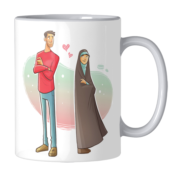 ماگ مدل عاشقانه کد 318