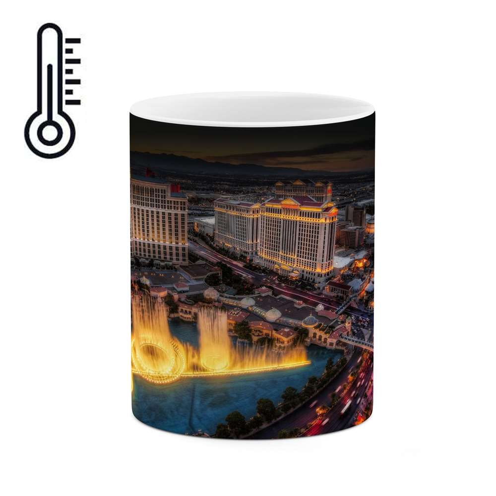 ماگ حرارتی طرح منظره رویایی و زیبا  مدل mgph14698