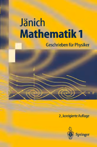 خرید و دانلود نسخه کامل کتاب Mathematik 1, geschrieben fuer Physiker