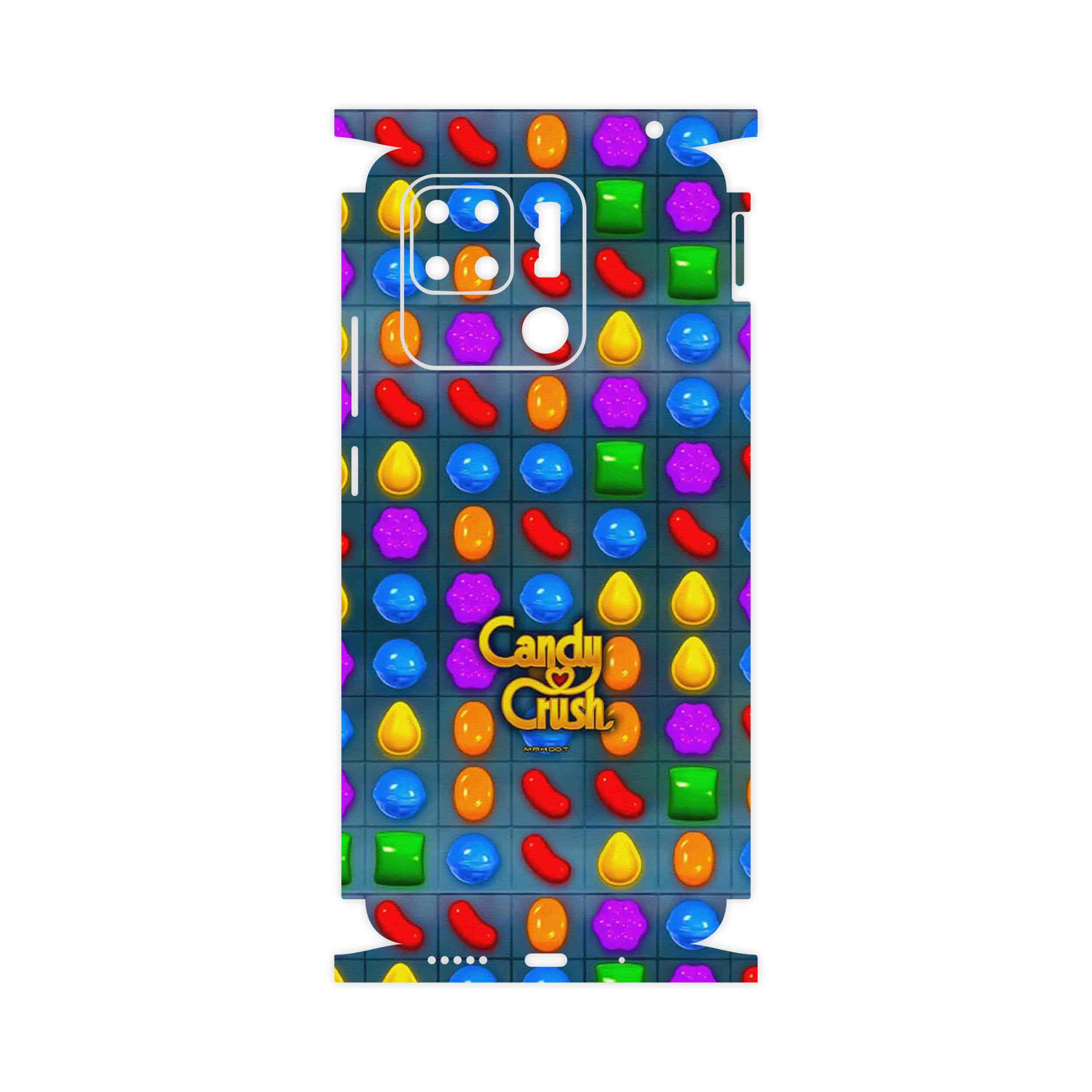 برچسب پوششی ماهوت مدل Candy Crush Game Series-FullSkin مناسب برای گوشی موبایل شیائومی Redmi 10C