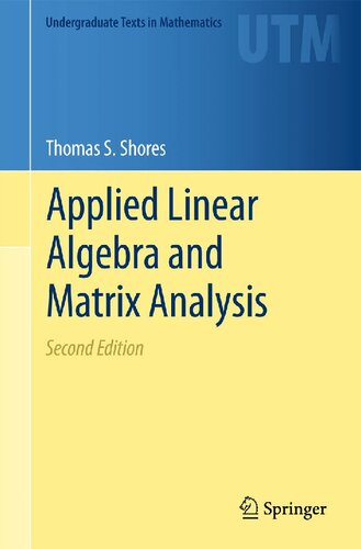 خرید و دانلود نسخه کامل کتاب Applied Linear Algebra and Matrix Analysis
